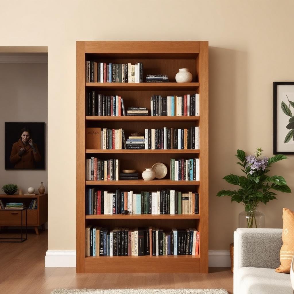 Bücherwand Eiche nach Maß