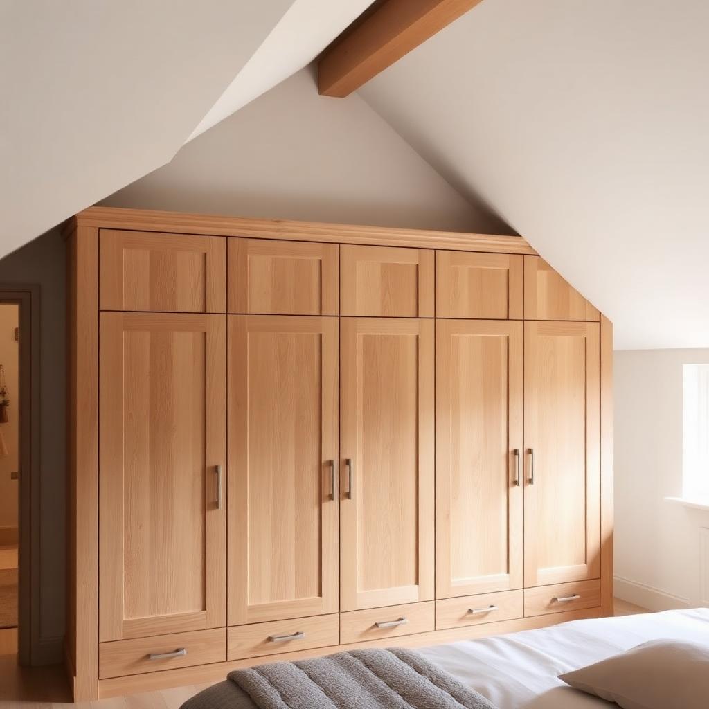 Schrägwandschrank nach Maß